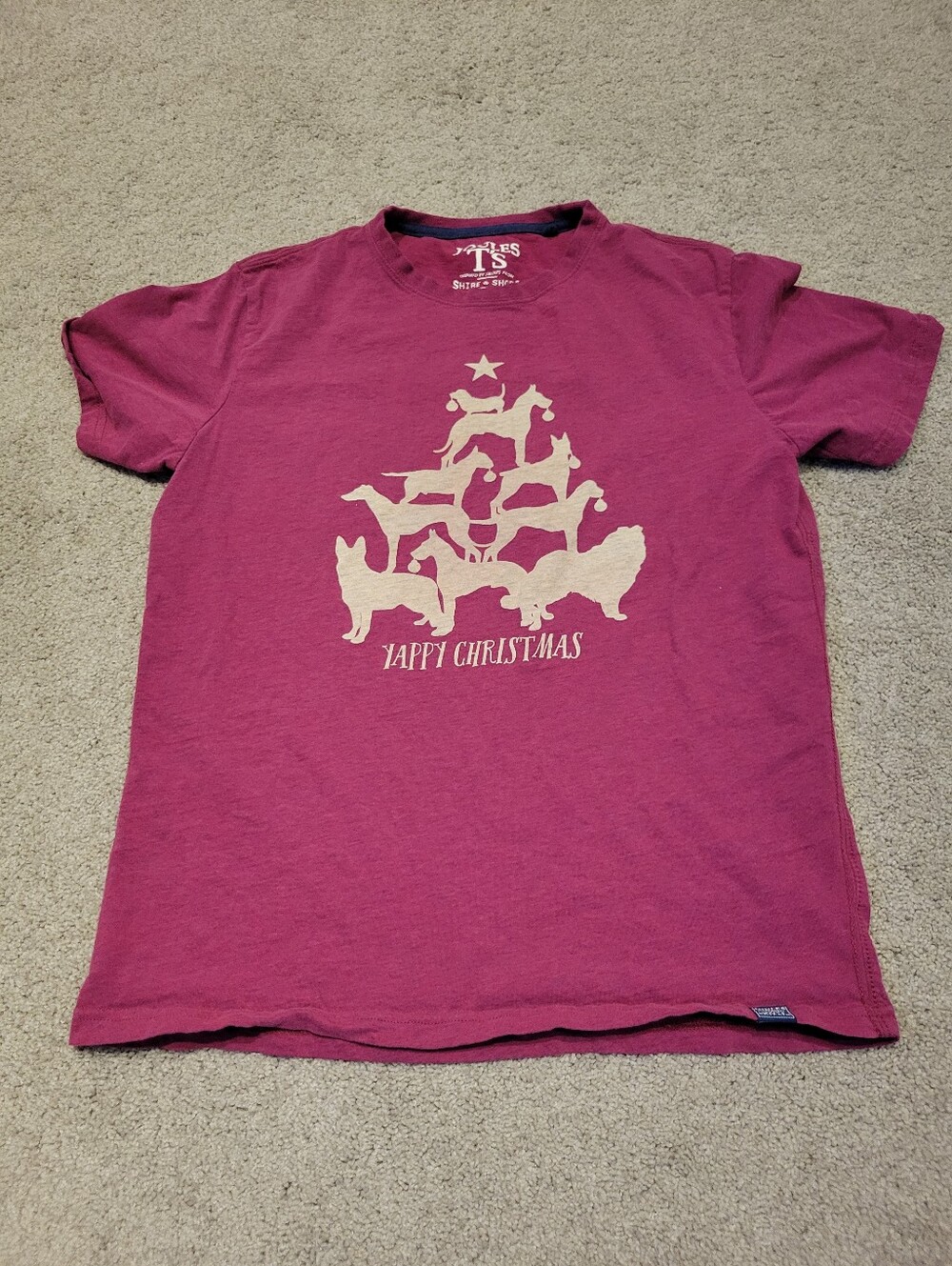 Joules T's Christmas Graphic Tee Medium